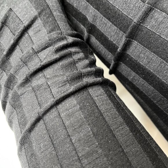 Summer Leg Warmers Black Ribbed Thigh Highs Cotton Knee Socks Sun Protection New - Picture 6 of 6